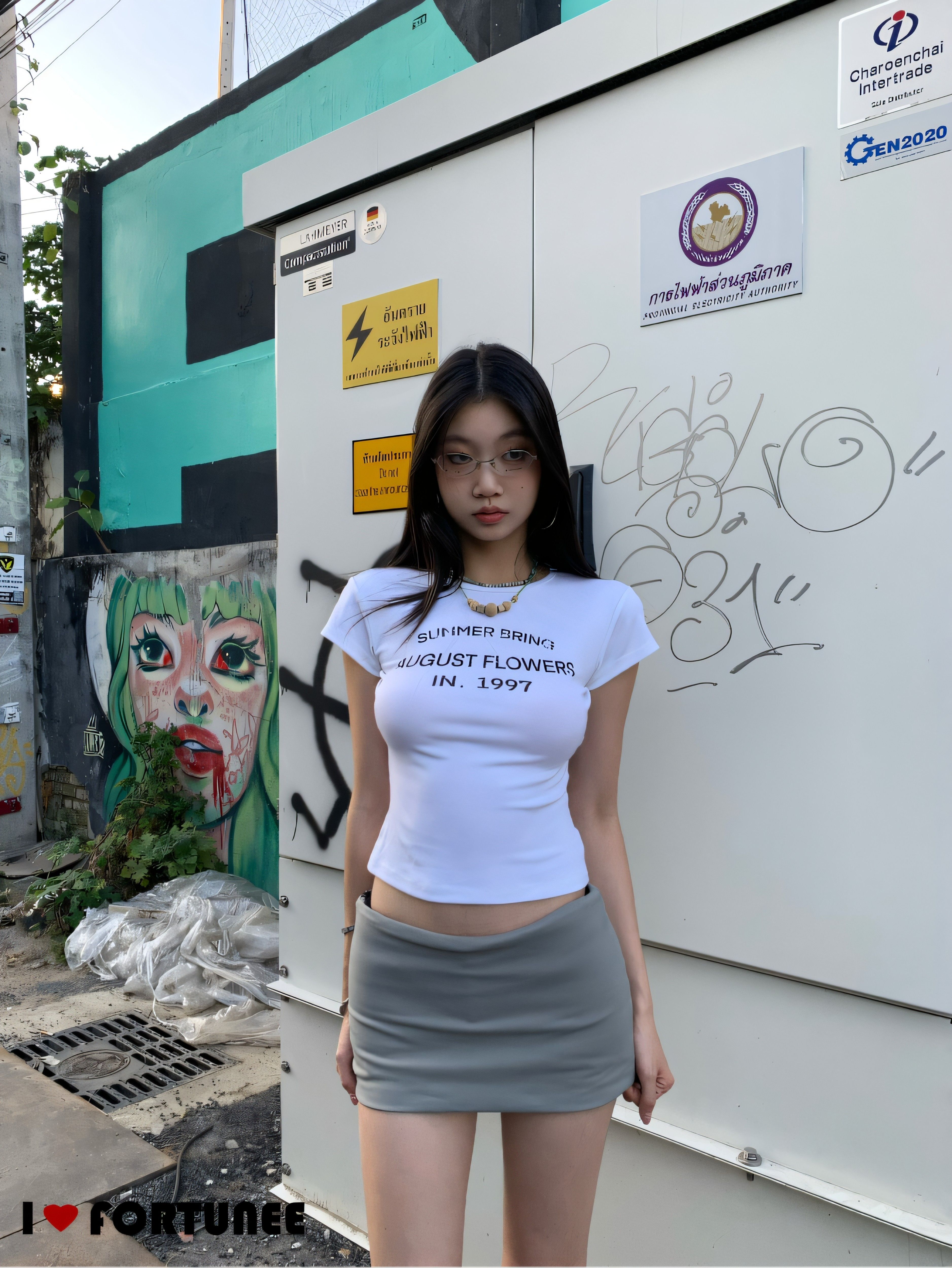 1*1纯棉 高弹力新款夏季短袖短款搭配高腰裤修身显瘦洋气上衣