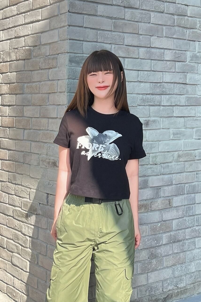 1*1纯棉 高弹力新款夏季短袖短款搭配高腰裤修身显瘦洋气上衣